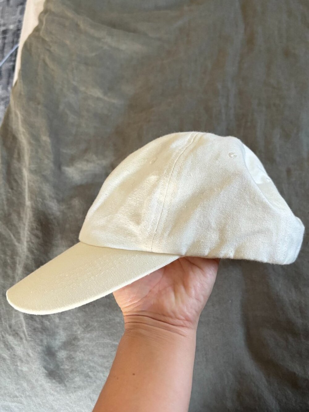 Fabletics Cream Baseball Cap